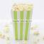Striped Party Favor Bags Boy Girl Baby Shower Birthday Party Wedding Candy Popcorn Boxes Quality Choice
