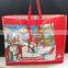 60 x 48 x 15cm PP woven carrefour style shopping bag
