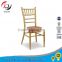 good quality modern stackable aluminum chiavari chair