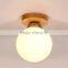 retor industry wooden ceiling Light