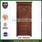 China sound-proof swing security front wooden door in Guangzhou with 100% solid wood