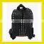 2016 Products Bros Baby Rinne Custom Embroidery Kid Children White Star Printed Black Canvas Backpack