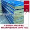 wall mineral wool sandwich panel price exterior wall panel