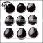 45*35*7mm Wholesale Black Obsidian Worry Stones Massage Stones