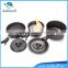 portable camping outdoor folding cooking pot pan