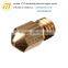 custom High precision brass knurled screw