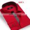 2016 new model 100% men's cotton dress shirt from chinese factory