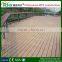 Plastic composite decking floor for outdoor garden walkway floor with good price wood plastic composite decks