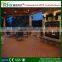 Solid composite decking board for indoor decoration in kitchen and living room flooring