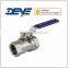 Stainless Steel Ball Valve with Two Piece Body NPT or SP ENDS 1000WOG 2000WOG