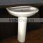 FH2040 Washbasin With Full Pedetal Sanitary Ware Ceramics Bathroom Design