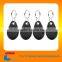 13.56mhz plastic rfid key fobs with metal ring
