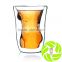 Hot selling male female design tea cup 200ml sex glass teacup lovers sweethearts teaware heat resitant glass teaset couple use