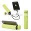 Newest Portable tube cylinder shape power bank bluetooth speaker,power tube speaker 4000mah