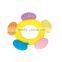 EC0-Friendly colorful round ring teether for baby