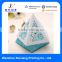 Fancy Custom Made Triangle Paper Wedding Candy Gift Box