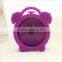 Candy color silicone alarm clock