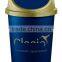 BT50C 35liter round ice cream bin with swing cover, 13 gallon trash can
