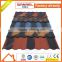 anti-freezing mediterranean terracotta red sun stone coated metal roof tile