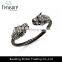 Chinese punk style gold plating alloy cuff bangle bracelet jewelry for unisex wholesale