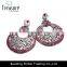 Fashion jewelry hot selling wholesale Latest design diamond earrings, vintage earrings, alloy big earrings