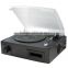 wholesale retro wooden turntables / vinyl records with cassette