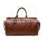 European style classical designer high quality genuine leather luggage bag