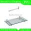 Metal hanging shelf Slatwall support brackets with suction cup fit on Slatwall glass holder