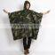 100% polyester PU PVC coating long raincoat outdoor workplace waterproof breathable