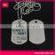 heavy-duty metal laser engraved army dog tags