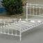 Wood slats bedroom furniture metal double bed frame