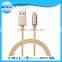 MFi certified c48 connector colorful LED indicator usb charger cable