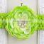 Handmade Knit Crochet Flower Headband, Hand Wide Crochet Headbands