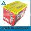 Folding Corrugated paper packing box woth PVC window
