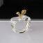 clear crystal apple innovative birthday gifts