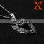 Vintage Men Design 316L Stainless Steel Silver Jewelry Large Wolf Head Pendant