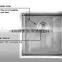 USA and Canada sink Stainless steel undermount single handmade kitchen sink from China Supplier