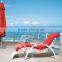 Wholesale beach lounge with 5cm cushion outdoor rattan lounge