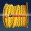 Dawson 8 strands yellow polypropylene rope for marine