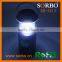 SORBO Manufacture Hand Crank Solar Camping Light with Flashing Light Portable Hanging Solar LED Camping Lantern with Charger