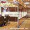 Sound insulating movable walls operable panel