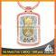 Best selling Europe religious/royals printing decorative metal keychain factory