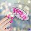 Free samples metallic colored acrylic artificial nail tips christmas decoration full cover color manicure fake nail tips                        
                                                Quality Choice