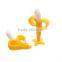 Food grade banana silicone teether with testing report