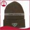 Big Size Diamond Embroidered Long Knit Beanie Hat