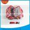 Big Flower Decoration Two Layers Free Sample Cheap Wholesale Fashion Cooler Bag