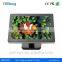 Black plastic casing 21.5inch USB touchscreen monitor with IR touch screen