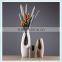 ceramic modern style home goods vase with cloth design vase for home decoration