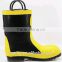 2016 safety rain boots for children with loop rain boots wholesale fashion wellington boot