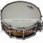 Snare drum /High quality Maple Bubinga zebra wood snare drum